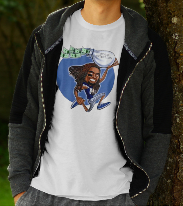 Ceedee Lamb Dallas Cowboys $136M Extension Cartoon T-Shirt