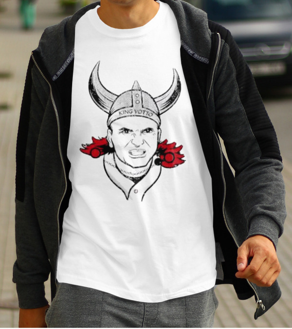 Cincinnati Reds King Votto Viking Warrior T-Shirt