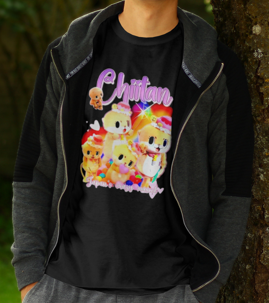 Chiitan Japan's Crazy Mascot Hinged Tweets T-Shirt