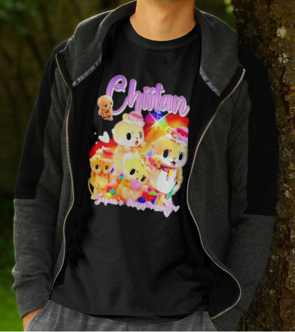 Chiitan Japan's Crazy Mascot Hinged Tweets T-Shirt