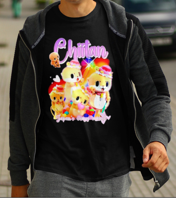 Chiitan Japan's Crazy Mascot Hinged Tweets T-Shirt