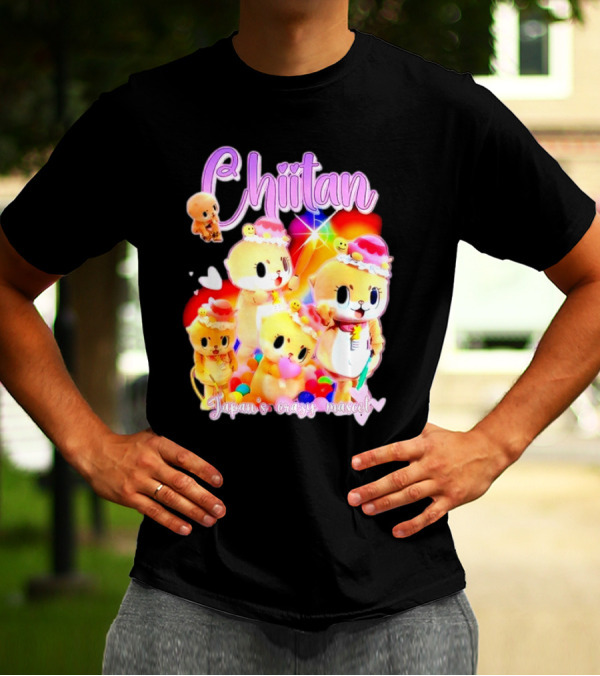 Chiitan Japan's Crazy Mascot Hinged Tweets T-Shirt