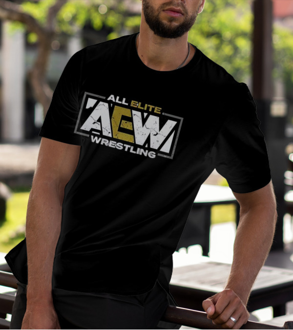 All Elite AEW Wrestling Retro Logo T-Shirt