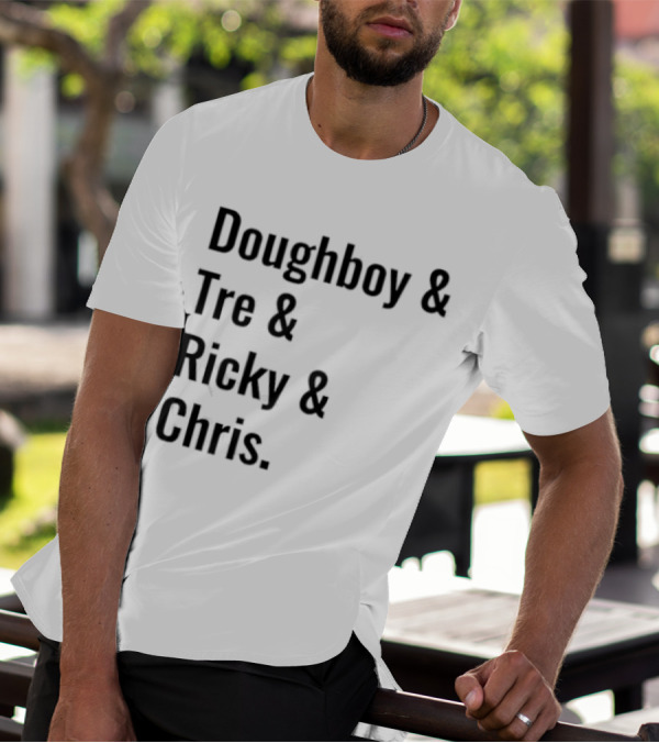 Doughboy Tre Ricky Chris Iconic Names T-Shirt