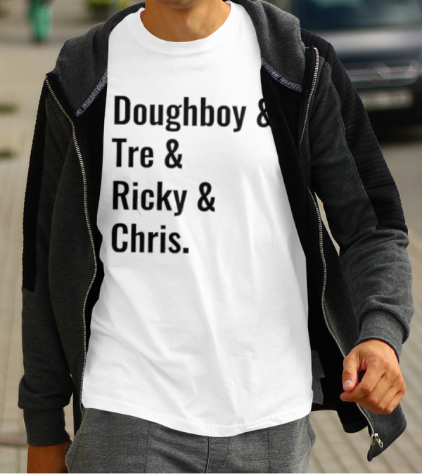 Doughboy Tre Ricky Chris Iconic Names T-Shirt