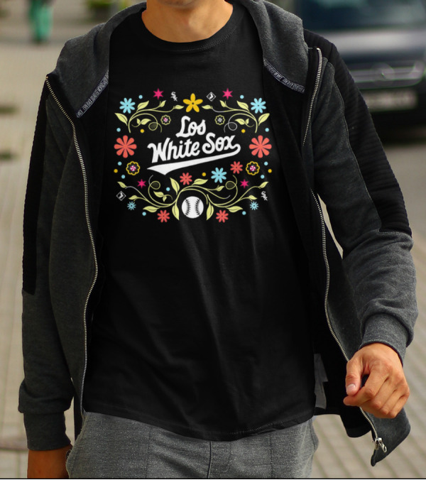 Los White Sox Floral Baseball T-Shirt