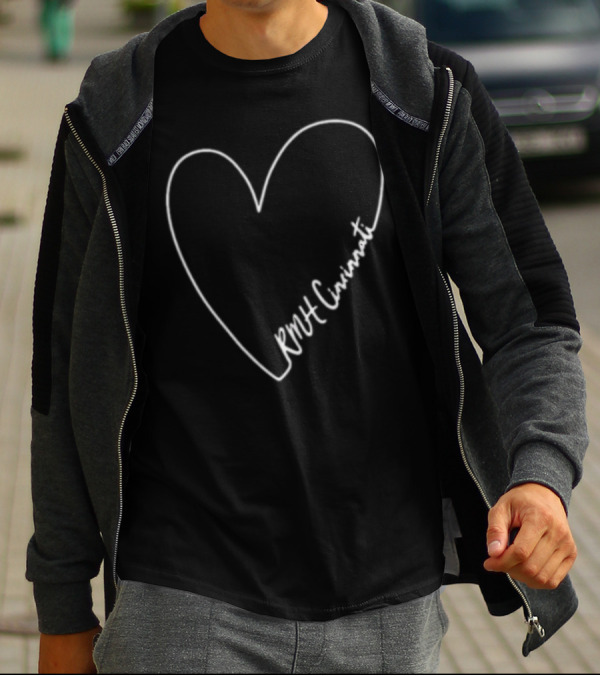 RMH Cincinnati Hand Drawn Heart T-Shirt