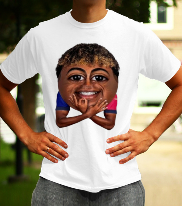 FC Barcelona Lamine Yamal Meme Big Head Funny Soccer Player T-Shirt