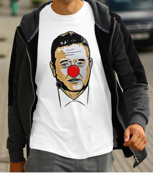 Nolesunis Clown Kirk Is A Jerk Red Nose T-Shirt