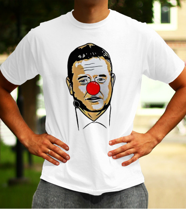 Nolesunis Clown Kirk Is A Jerk Red Nose T-Shirt