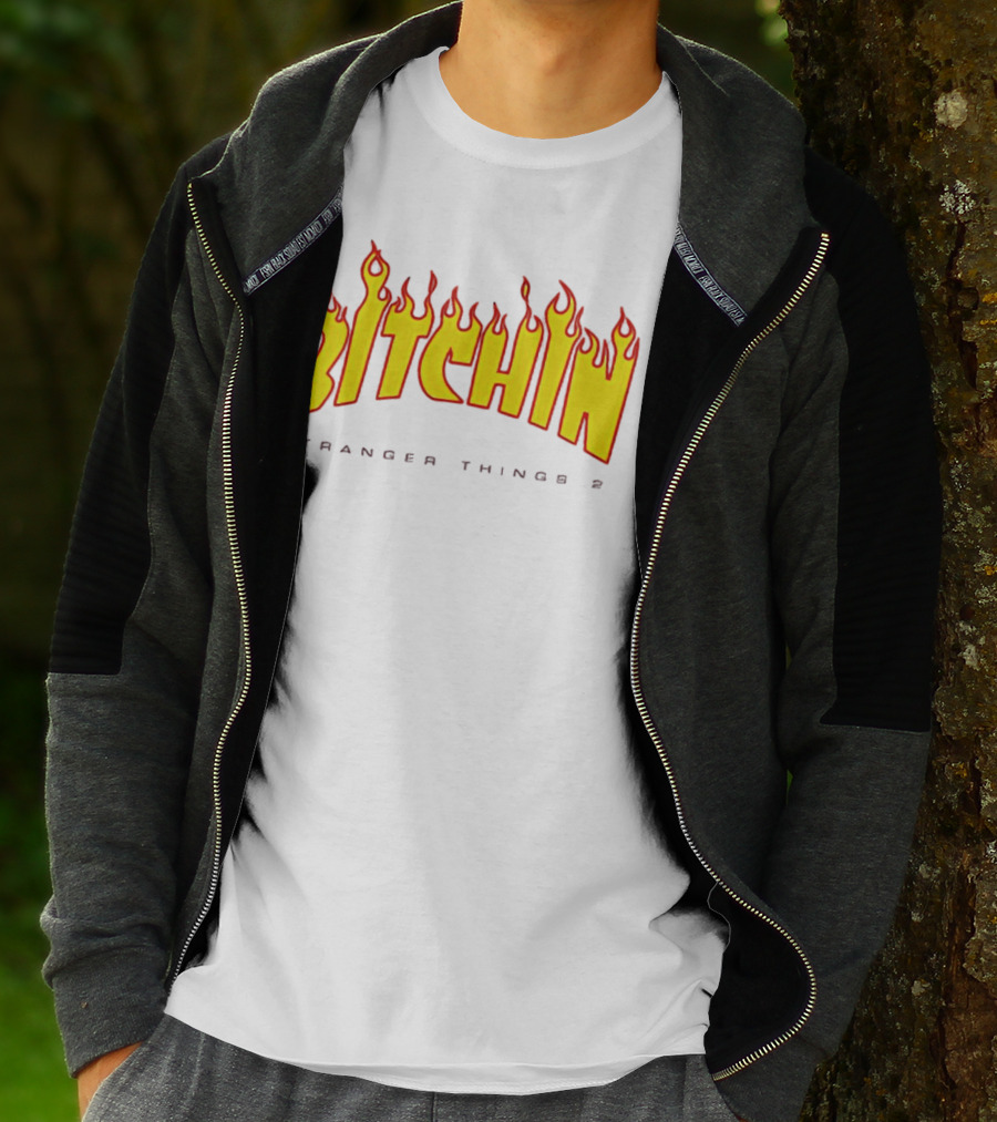 Bitchin Stranger Things 2 Flame T-Shirt