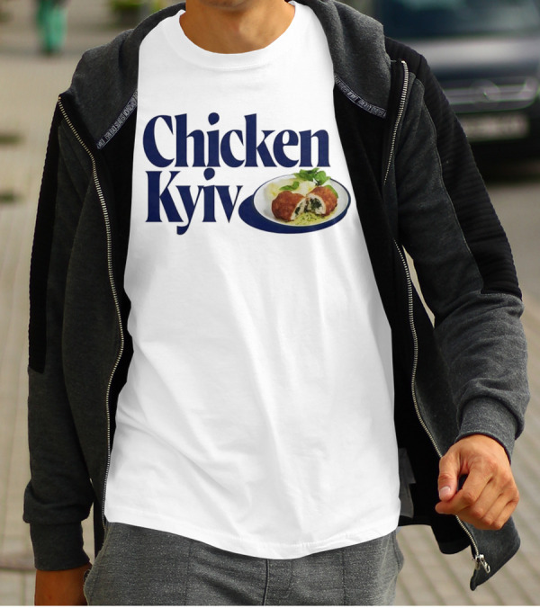 Chicken Kyiv Plate With Stuffed Cutlet And Greens T-Shirt