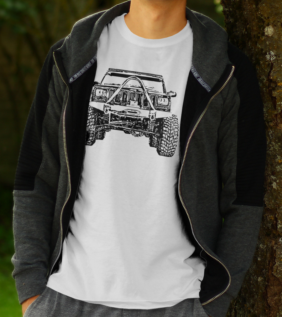 Cherokee XJ 2nd Gen Off Road Rally Dakar Jeep Adventure T-Shirt