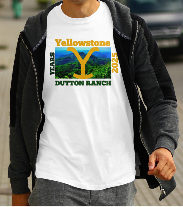 Yellowstone Y Years 2025 Dutton Ranch T-Shirt
