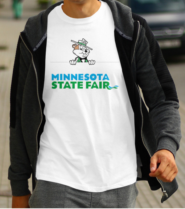 MINNESOTA STATE FAIR Gopher With Hat T-Shirt