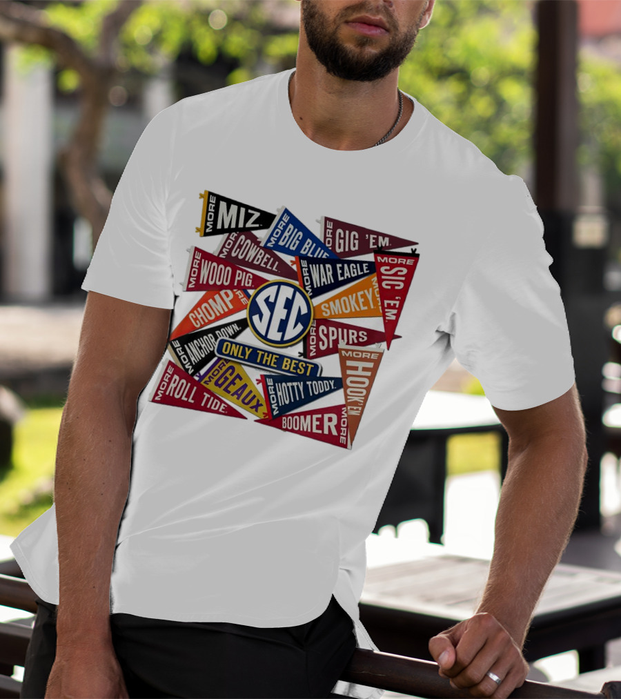 SEC Only The Best Mizzou Tigers More Pennants T-Shirt