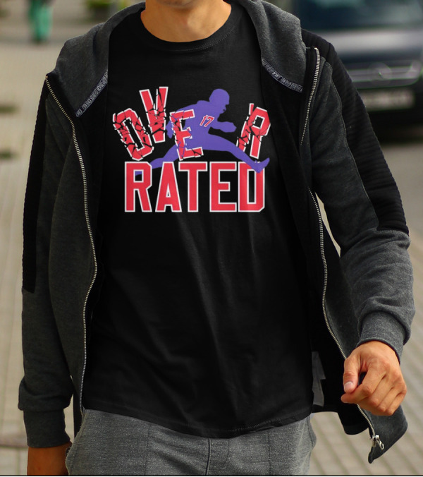 Overrated Josh Allen Football Buffalo Bills Player T-Shirt