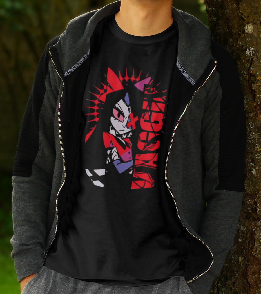 Vaggie Hazbin Hotel Edgy Character Art Concept T-Shirt