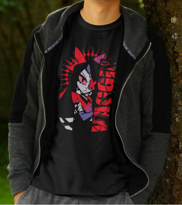 Vaggie Hazbin Hotel Edgy Character Art Concept T-Shirt