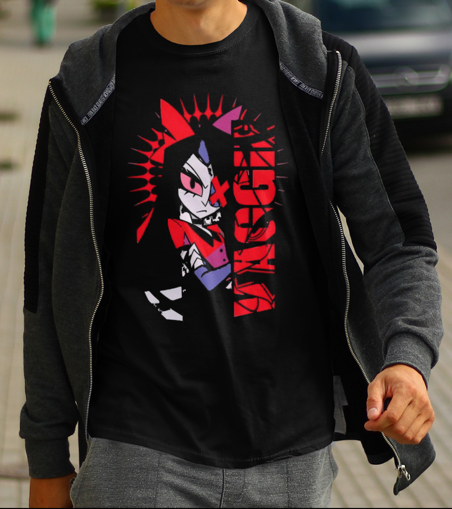 Vaggie Hazbin Hotel Edgy Character Art Concept T-Shirt