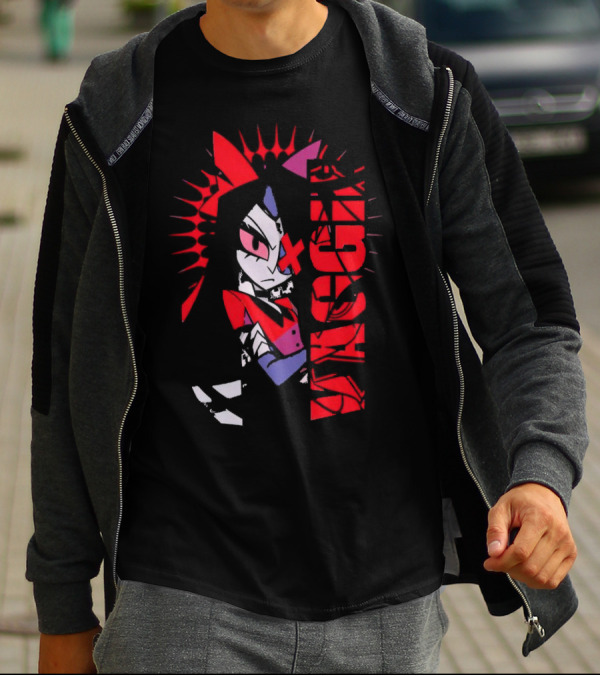 Vaggie Hazbin Hotel Edgy Character Art Concept T-Shirt