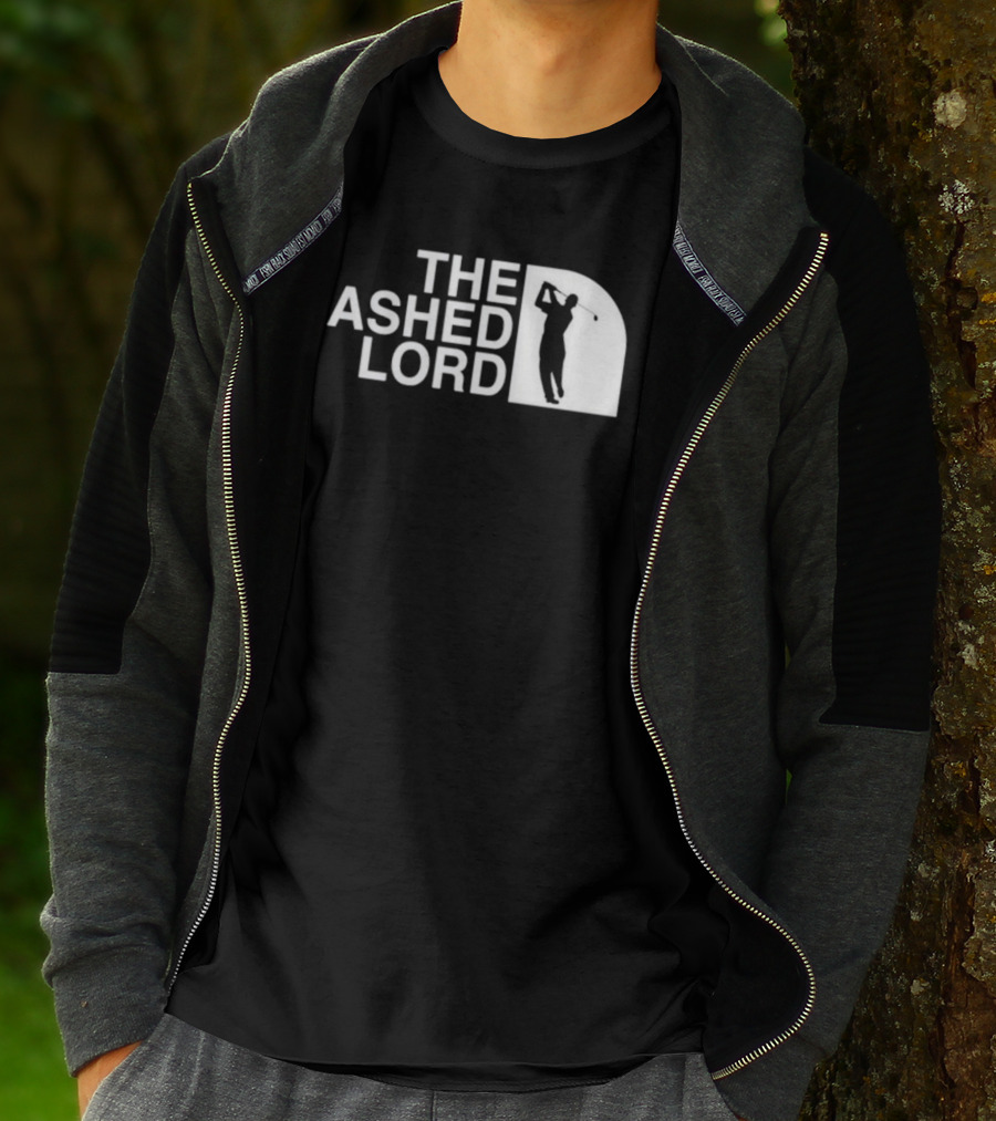 The Washed Lord Golf Swing Silhouette Mock T-Shirt