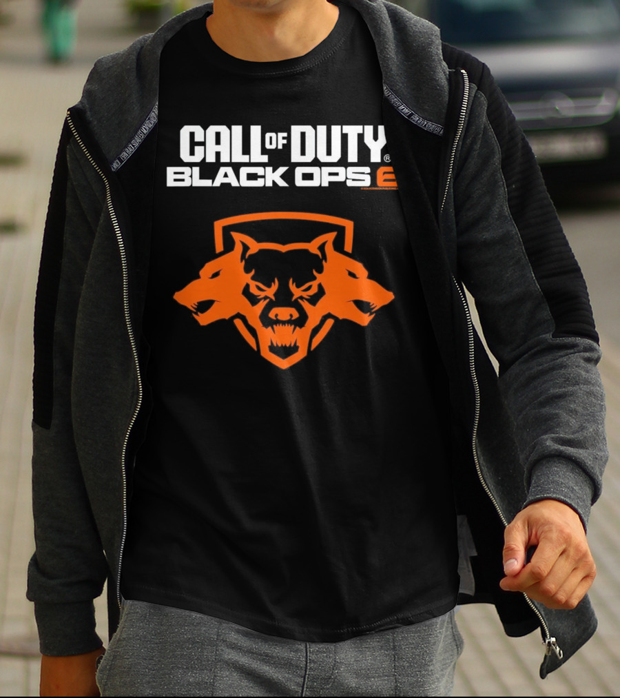 Ripple Junction Call Of Duty Black Ops 6 Orange Cerberus T-Shirt