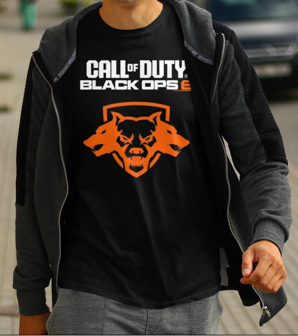 Ripple Junction Call Of Duty Black Ops 6 Orange Cerberus T-Shirt