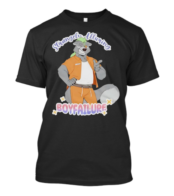 Strangely Alluring Boyfailure Anthro Character In Orange T-Shirt