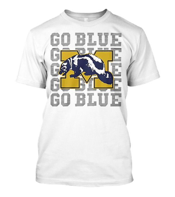 Go Blue Michigan Wolverines Bear M T-Shirt