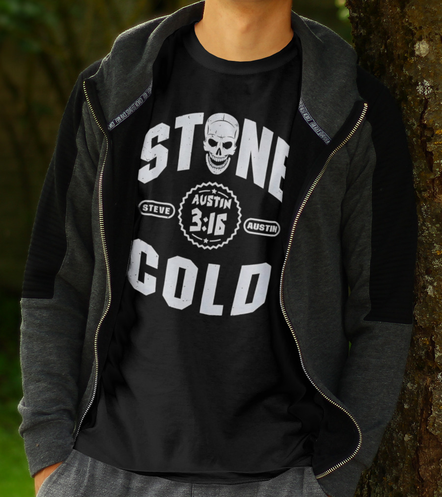 Steve Austin 3:16 Skull Stone Cold WWE T-Shirt