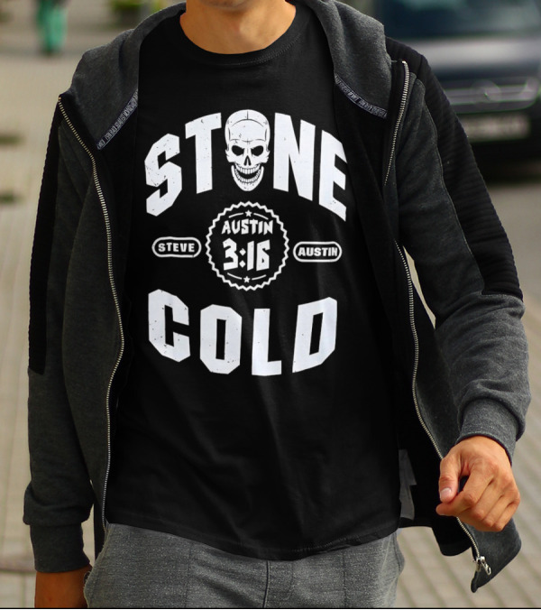 Steve Austin 3:16 Skull Stone Cold WWE T-Shirt