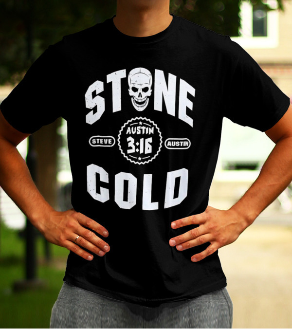 Steve Austin 3:16 Skull Stone Cold WWE T-Shirt