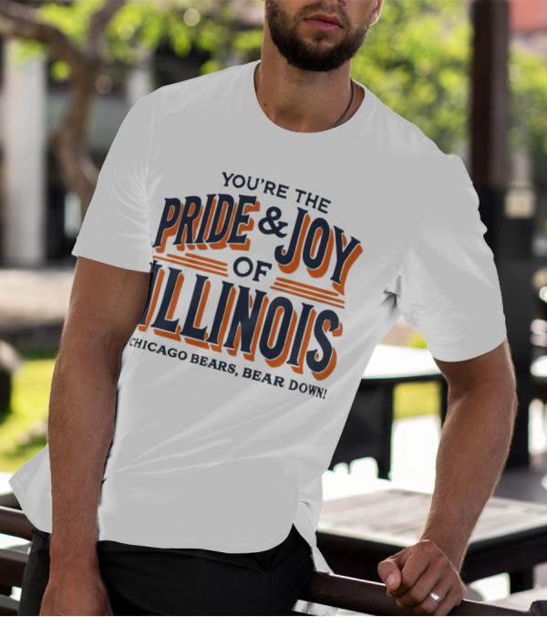 You're The Pride And Joy Of Illinois Chicago Bears Bear Down T-Shirt