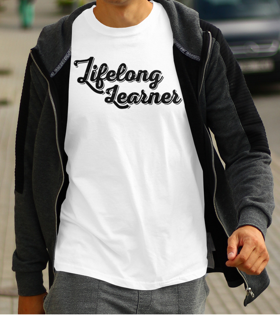 Lifelong Learner Text T-Shirt