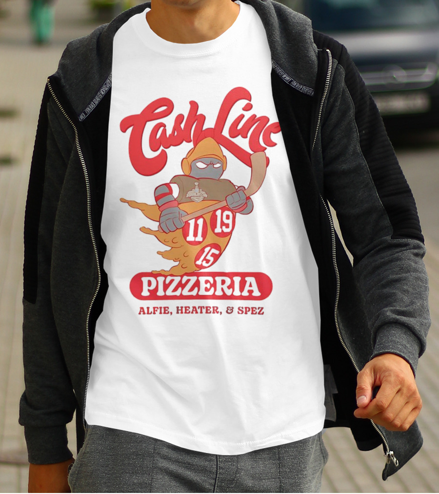 Cash Line Pizzeria Alfie Heater Spez Ottawa Senators T-Shirt