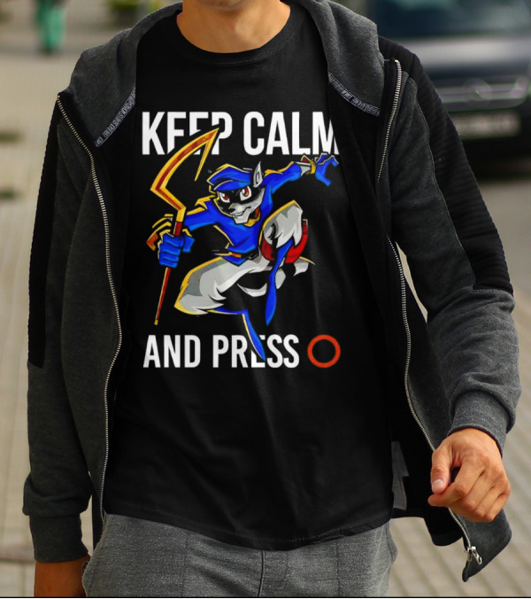 Keep Calm And Press O Sly Cooper T-Shirt