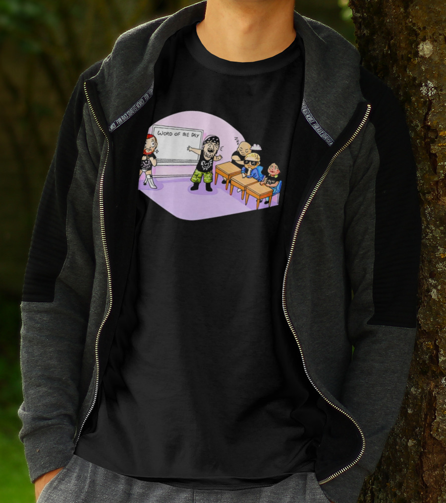 Word Of The Day Classroom With Professor Briscoe Vocab Lessons T-Shirt