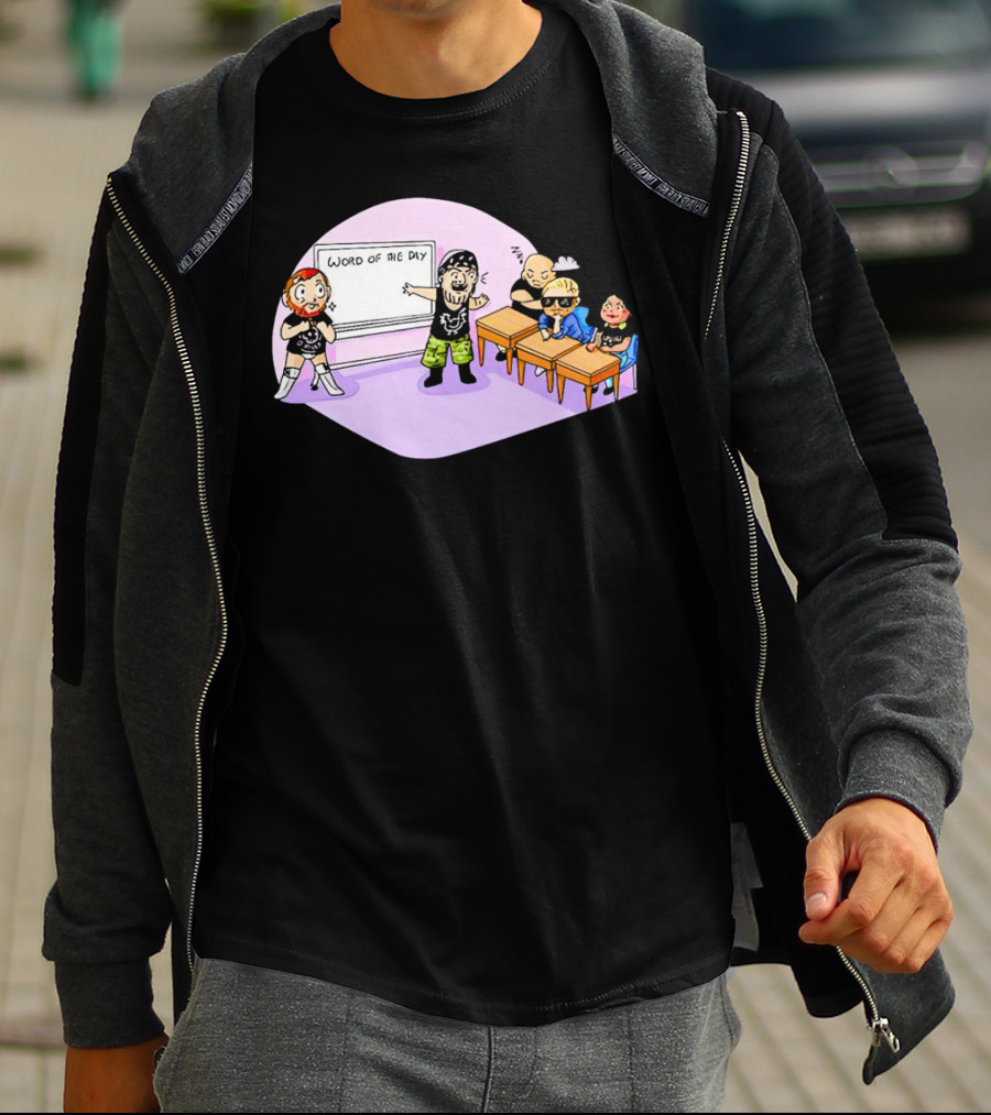 Word Of The Day Classroom With Professor Briscoe Vocab Lessons T-Shirt