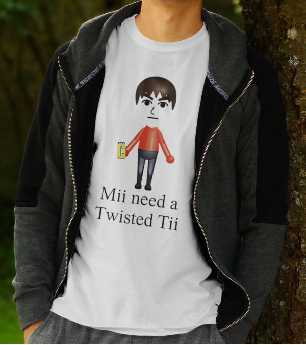 Mii Need A Twisted Tii With Red Shirt And Drink T-Shirt