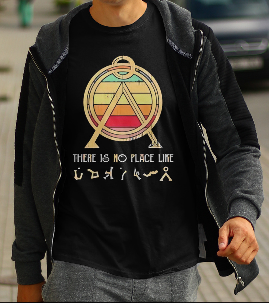 There Is No Place Like Vintage Stargate Inspired Retro Emblem T-Shirt