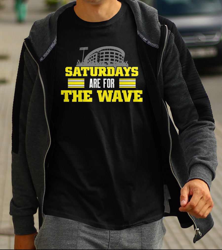 Saturdays Are For The Wave Iowa Hawkeyes T-Shirt