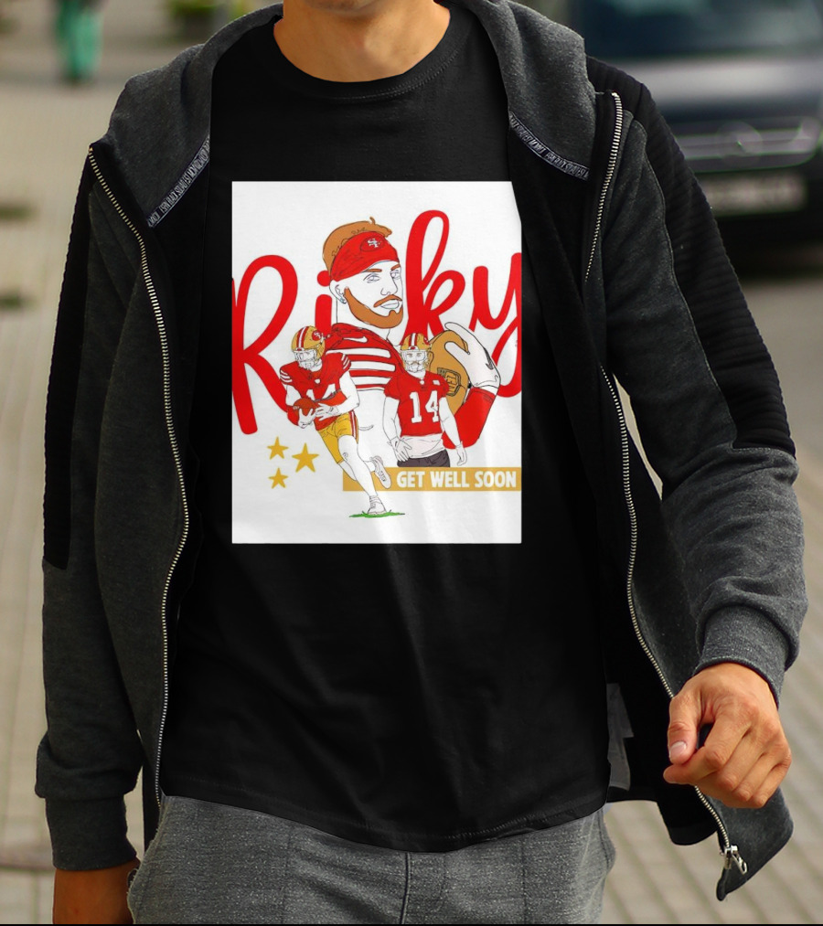 Ricky Pearsall San Francisco 49ers Get Well Soon Football T-Shirt
