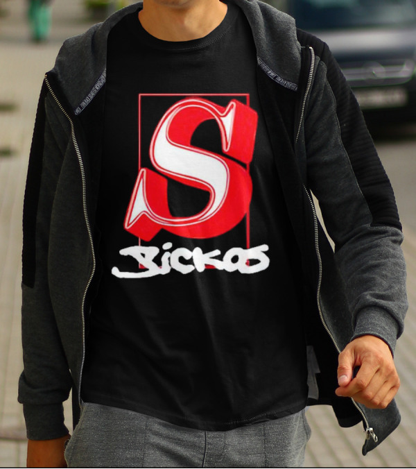 Sickos Serif Red S T-Shirt