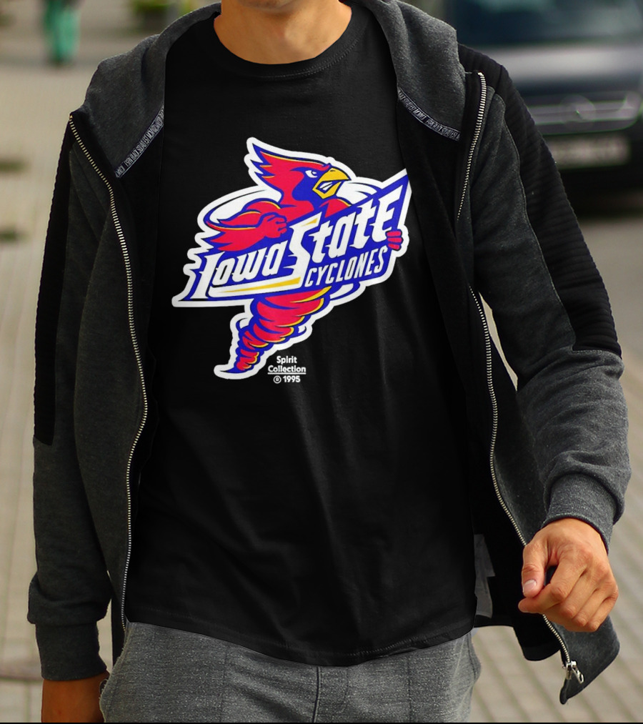 Tornado Cy Iowa State Cyclones Spirit Collection 1995 T-Shirt