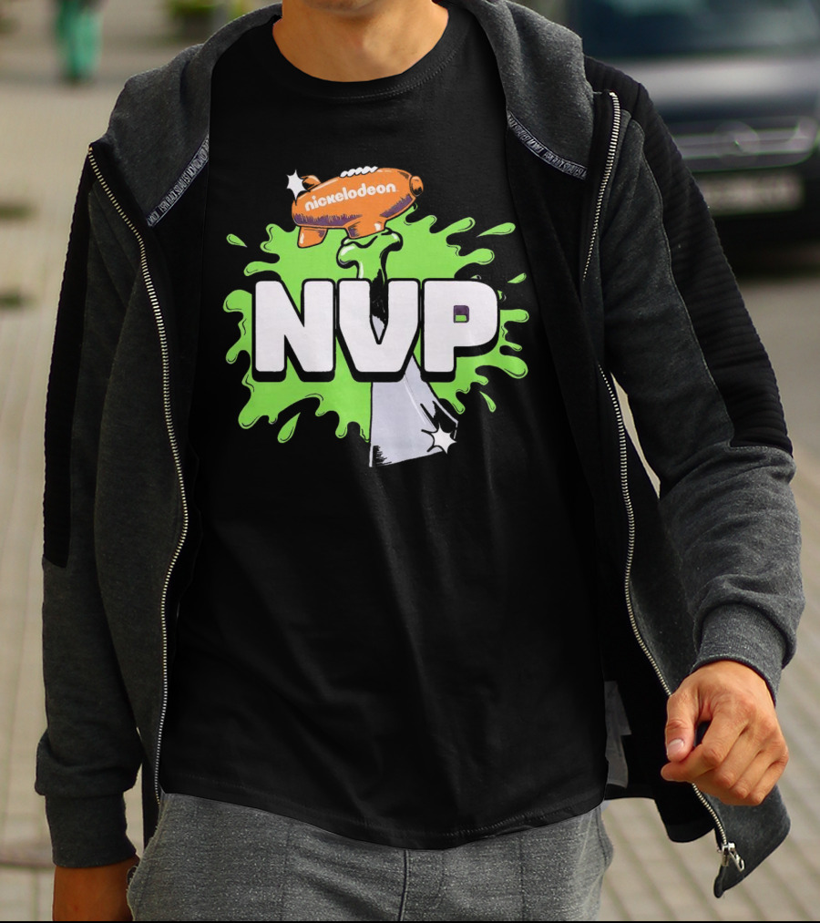 Nickelodeon NVP Blimp Green Slime Splat T-Shirt