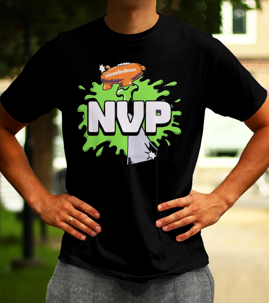 Nickelodeon NVP Blimp Green Slime Splat T-Shirt