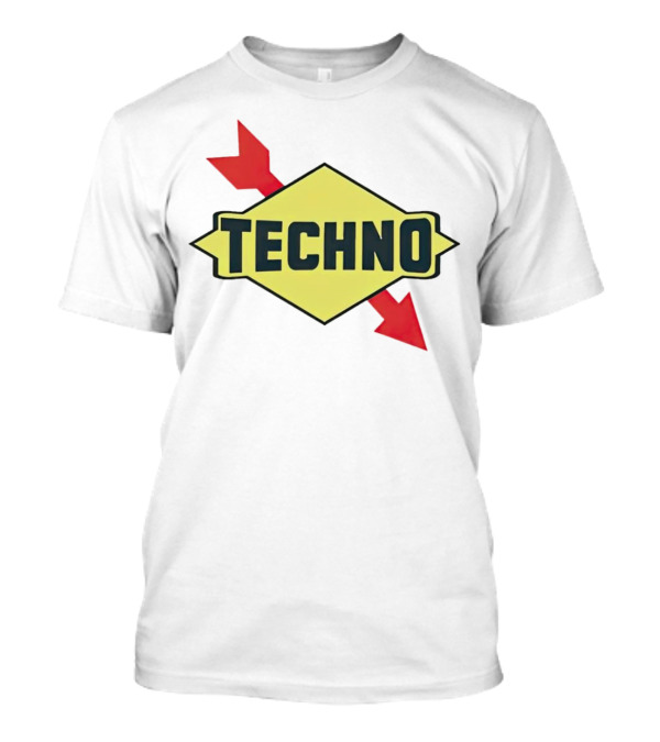Techno Yellow Diamond Red Arrows T-Shirt