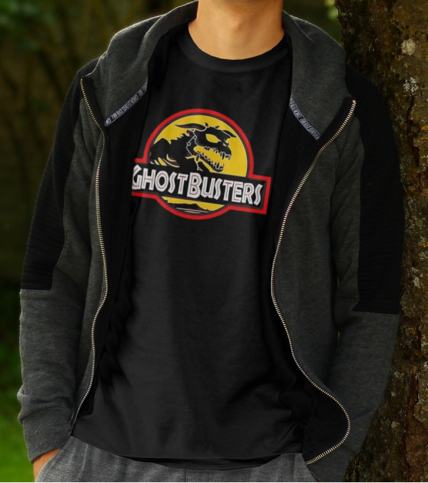 Ghost Busters Dinosaur Logo Jurassic Park T-Shirt