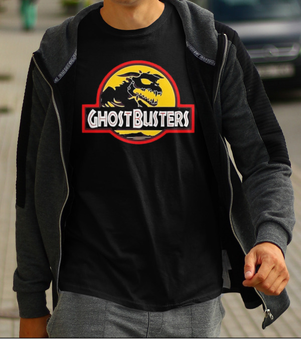Ghost Busters Dinosaur Logo Jurassic Park T-Shirt